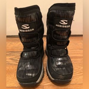 Hobibear Boys Snow Boots Winter Waterproof Slip Resistant Cold Weather